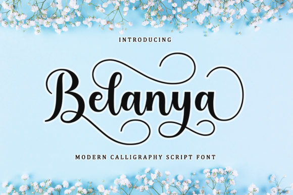 Belanya: Crafting Elegance with a Modern Calligraphy Font