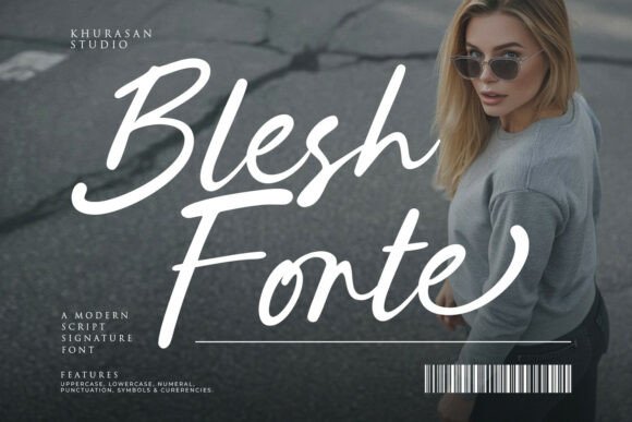 Blesh Forte: The Script Font That Feels Truly Handmade