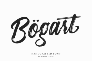 Bogart: A Brush Script Font with Authentic Character