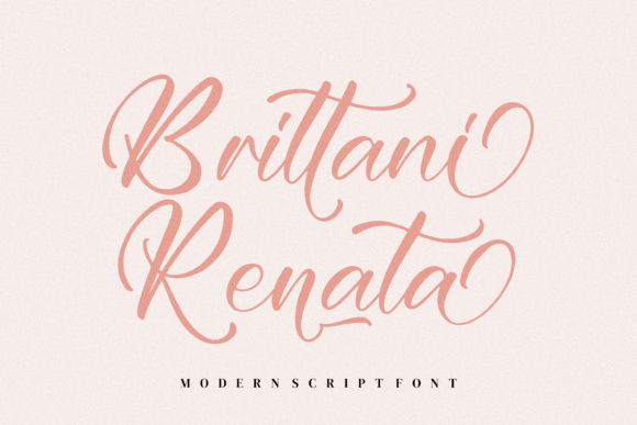 Brittani Renata: A Premium Script for Modern Branding