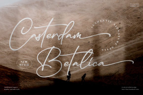 Casterdam Baletica: A Vintage Script for Modern Brands