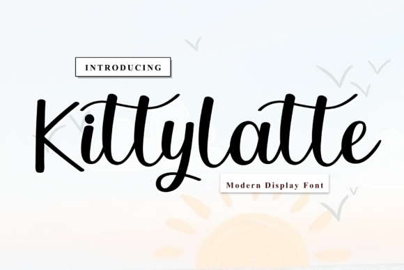 Discovering Kittylatte: A Script Font with Rhythm and Soul