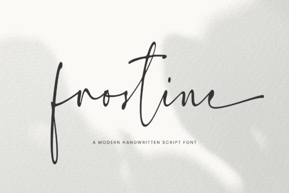 Frostine: The Sleek Handwritten Font for Modern Brands