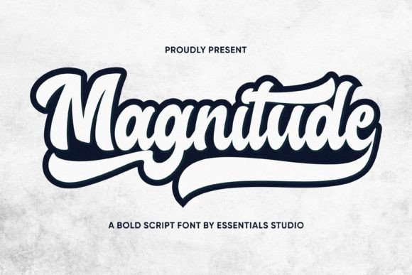 Magnitude: The Bold Script Font for High-Impact Design
