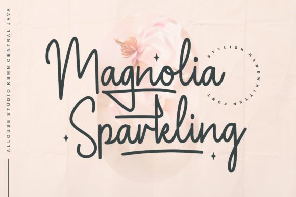 Magnolia Sparkling: Crafting Elegance in Modern Typography
