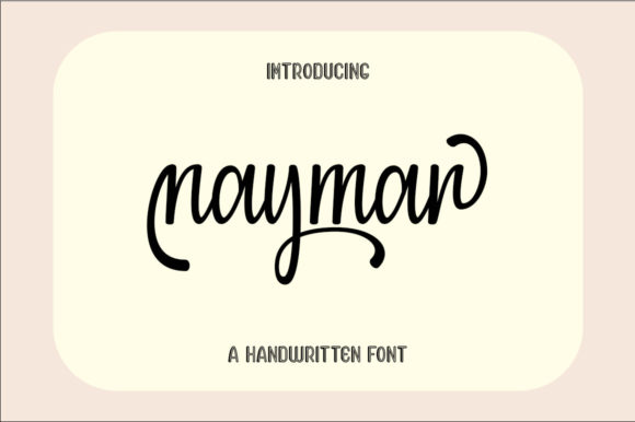 Naymar: A Handwritten Font for Authentic Brand Connections