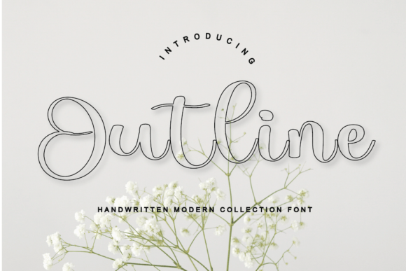 Outline: The Modern Script Font with a Distinctive Edge