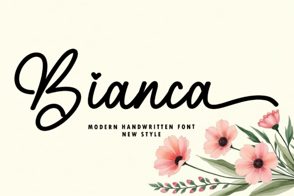 The Bianca Font: Where Whimsy Meets Modern Sophistication