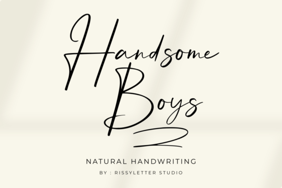 The Warmth and Character of the Handsome Boys Script Font