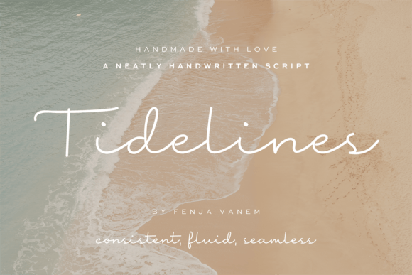 Tidelines: A Font That Captures the Ocean's Edge