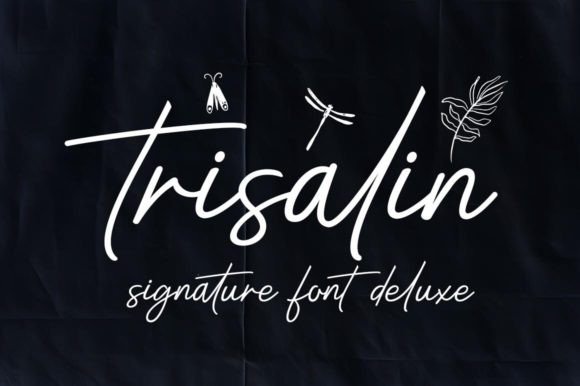 Trisalin: A Handwritten Font with Modern Elegance