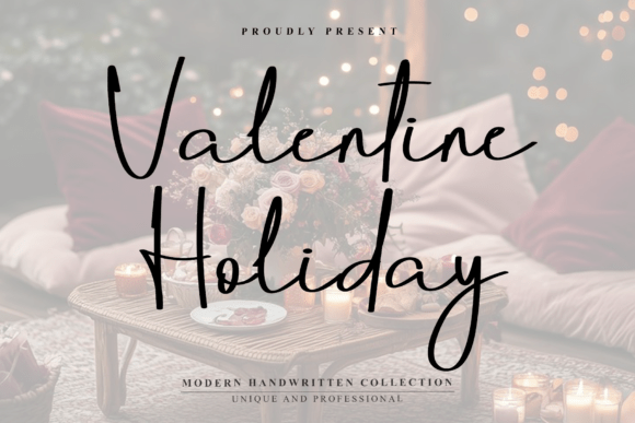 Valentine Holiday: A Script Font with Autumnal Rhythm