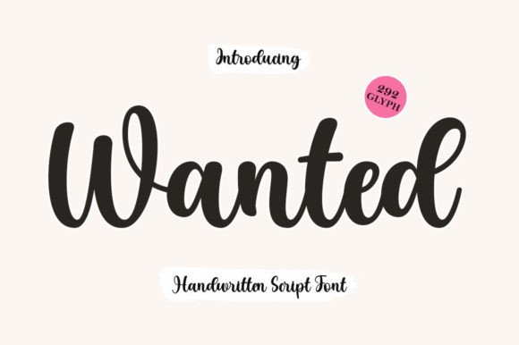 Wanted: A Script Font That Balances Delicacy and Impact